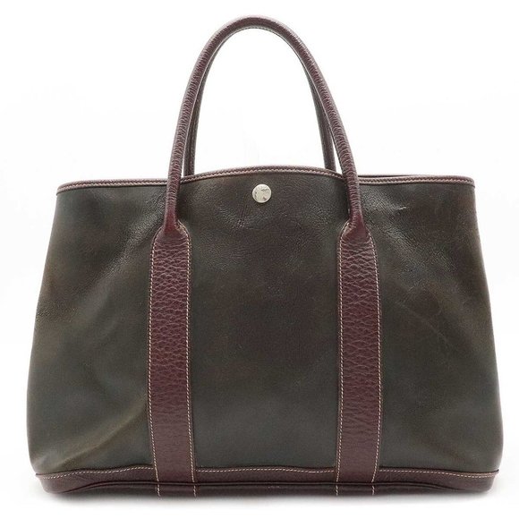 Hermes Handbags - Hermes Garden Party PM Amazonia Tote Bag Authentic Beautiful Bordeaux Color
